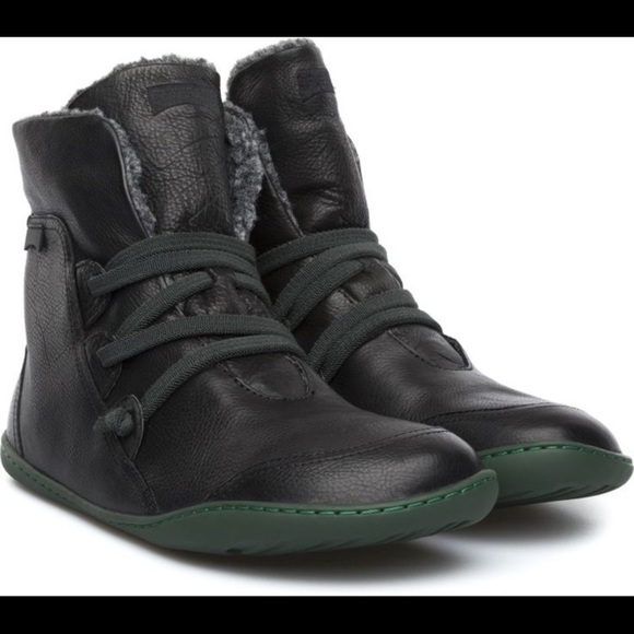 Camper Shoes - Camper Lined Leather Ankle Boots - 38